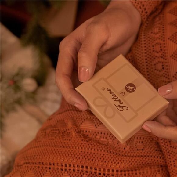 Fettero Pendant Necklace Gold Choker Layered Coin Open Karma Circle - Picture 5 of 6